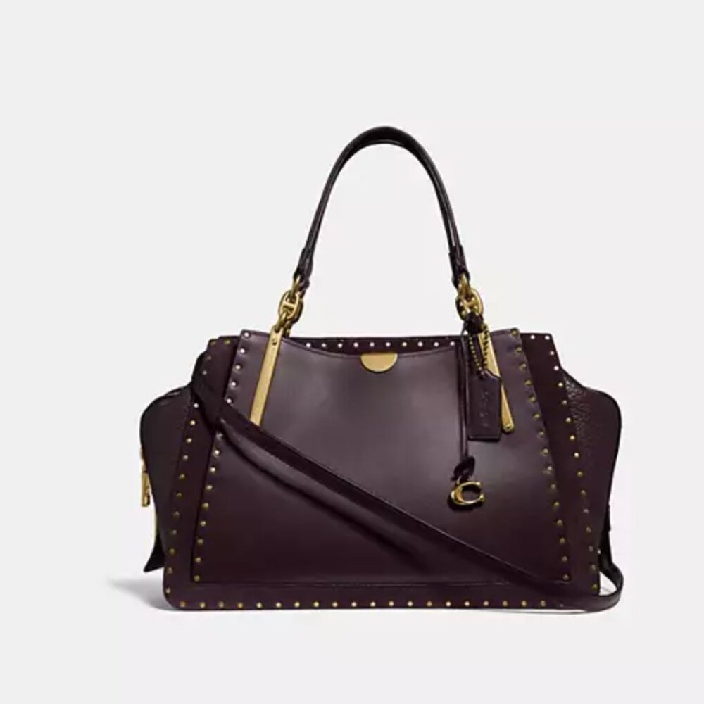 COACH Dreamer 32 in Rivets - Oxblood